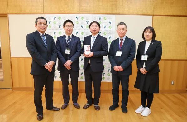 長岡市立高等総合支援学校 寄付セレモニー