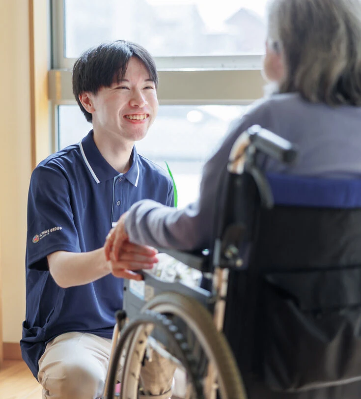 介護士とご利用者さん